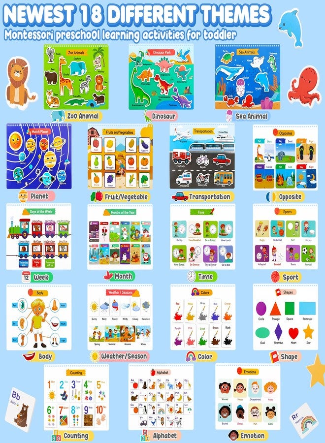 URMYWO Busy Book for Toddlers 3-5, Preschool Learning Activities, Montessori Learning Educational Toys, Tracing Activity Coloring Books for Kids Ages 4-8, Autism Sensory Travel toys, Christmas Birthday Gifts - Image 2